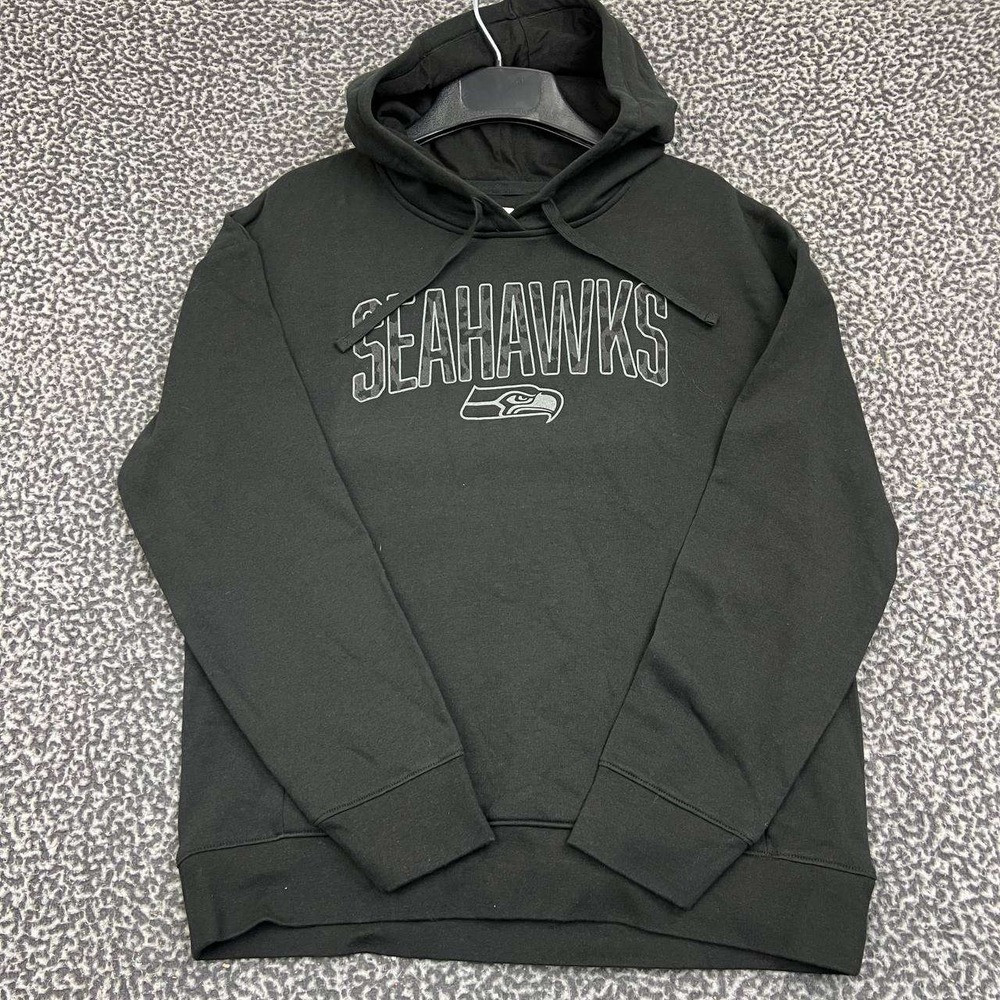 Seattle Seahawks Hoodie Women Medium Black‎ Fanatics Pullover Long Sleeve New M